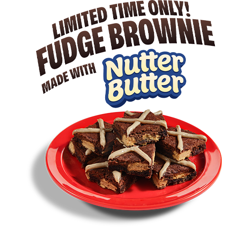 NUTTER BUTTER promotional graphic